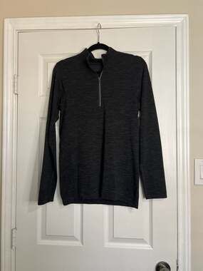 Lululemon Metal Vent Tech Half-Zip Pullover XS Charcoal Gray